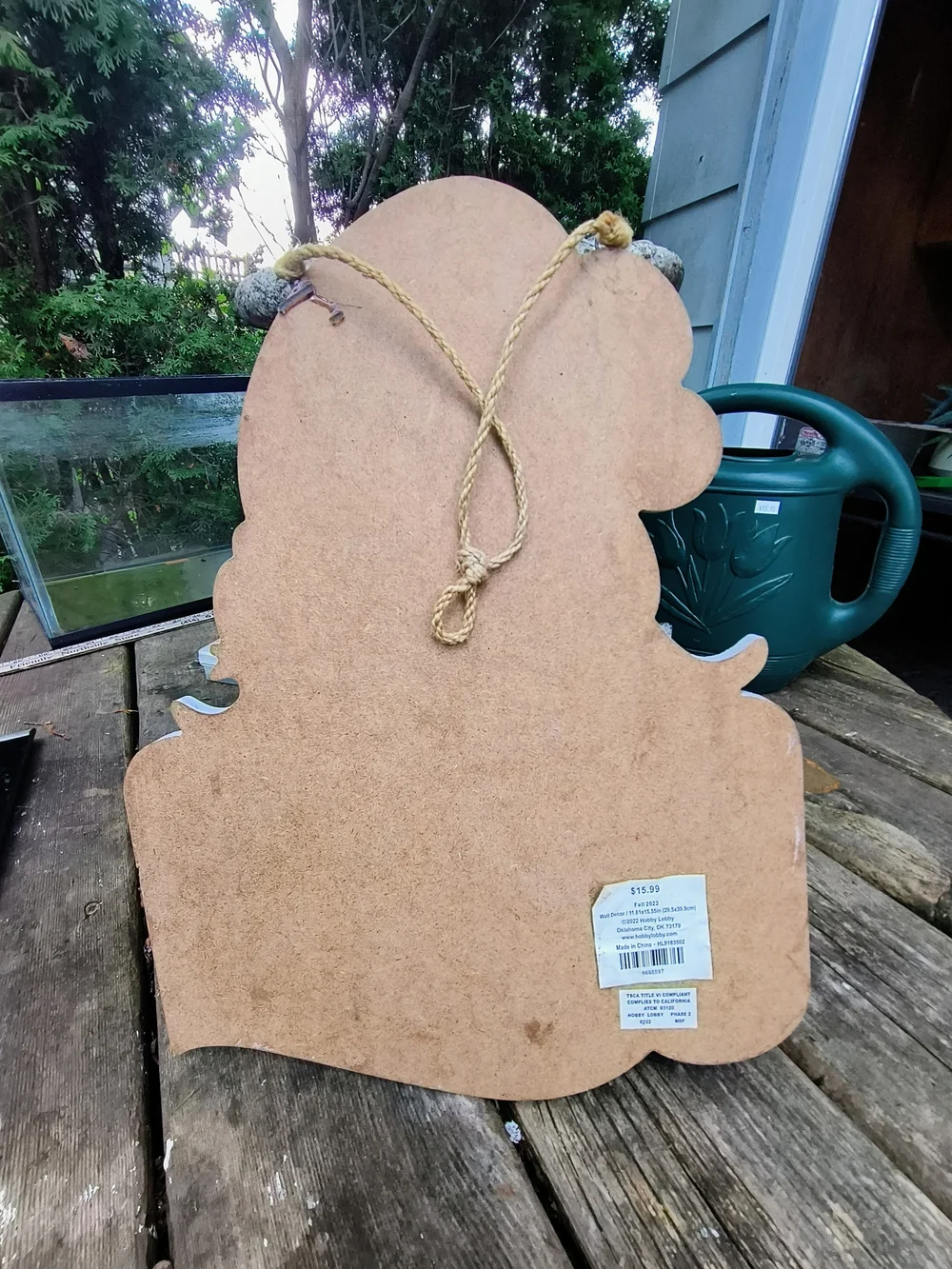 Pink & Blue Gnome Sweet Gnome Decorative Sign Fall Decor 15 1/2 X 12 X 1